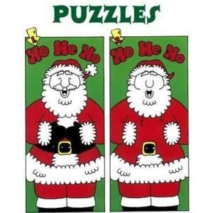 CHRISTMAS PUZZLES (DOVER HOLIDAY COLORING BOOK) By Becky Radtke **Excellent**