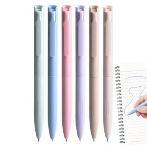 6 Colors Gel Pens Gel Pen Set for Adult Coloring Book, Colored Writing Pens