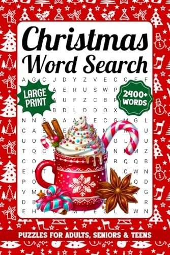 Christmas Word Search For Adults Large Print: 2400+ Words,… by Puzzling, Orion