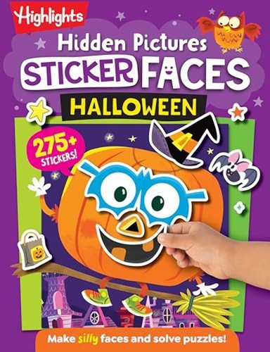 Hidden Pictures Sticker Faces: Halloween: Halloween Crafts – Kids Nonfiction