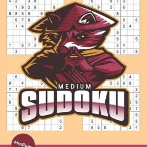 Medium Sudoku Puzzle Book: 100 Large Print Difficult Sudoku Puzzles For Adults a