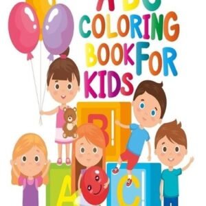 ABC coloring book: kids coloring book with fun 3D Letters, Colors, Shapes, Anima