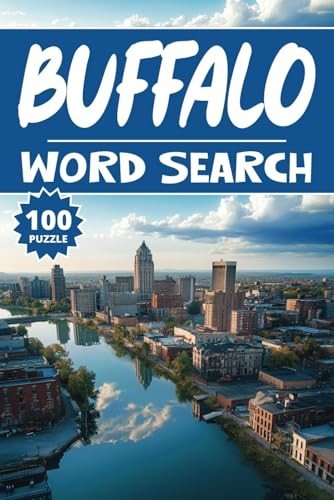 Buffalo Word Search: 100 New York Puzzles Word Find Vocabulary Activity Book for