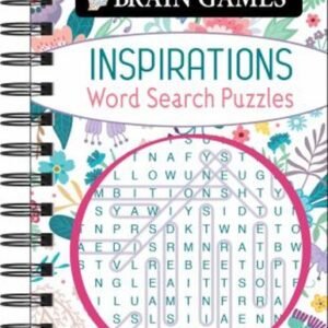Brain Games - To Go - Inspirations Word Search Puzzles Spiral