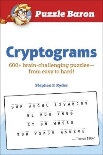 Stephen P. Ryder Puzzle Baron Cryptograms (Paperback) PUZZLE BARON