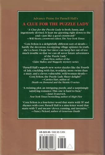 A Clue for the Puzzle Lady by Hall, Parnell Hardback Book The Fast Free Shipping