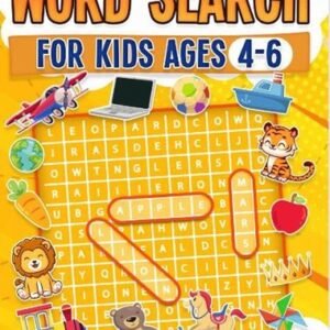 Word Search For Kids Ages 4-6 | 100 Fun Word Search Puzzles | Kids Activity Book