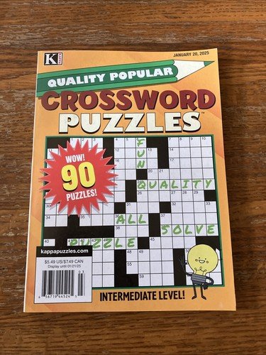KAPPA Crossword Puzzles January 20 , 2025 New Wow 90 Puzzles