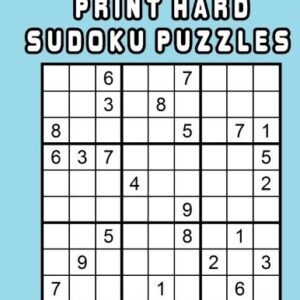 100 LARGE PRINT HARD SUDOKU PUZZLES By Liz Jacobs **BRAND NEW**
