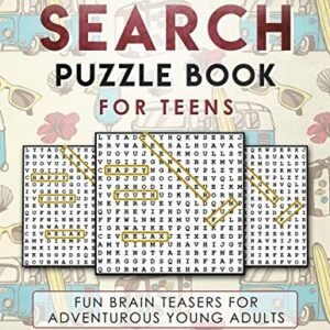 Word Search Puzzle Book for Teens: F..., Roberts, Ellie