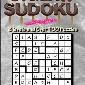 POCKET PUZZLES JIGSAW SUDOKU WITH LETTERS: 3 LEVELS: EASY, By Aenigmatis *NEW*