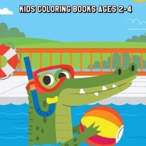Kids Coloring Books Ages 2-4: Super Fun Coloring Books for Kids (Shark, Dolphin,
