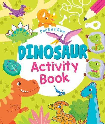 Pocket Fun: Dinosaur Activity Book; Pock- Jo Moon, 9781789500455, paperback, new