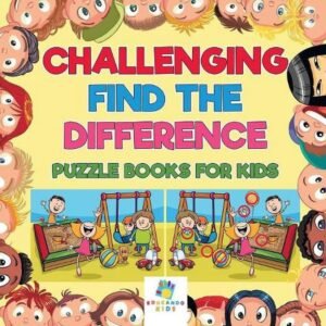 Challenging Find the Difference Puzzle Books for Kids by Educando Kids (English)