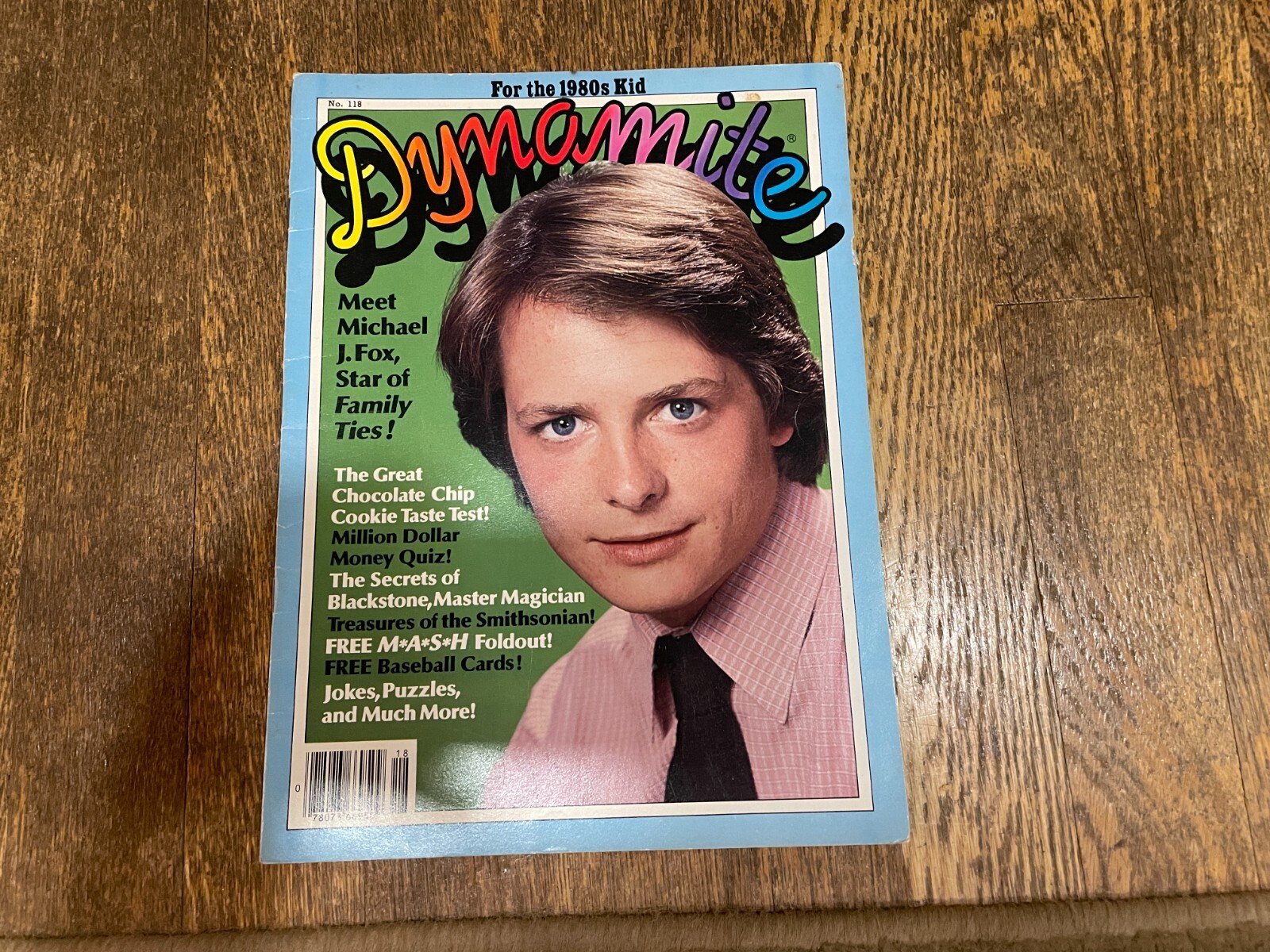 Dynamite Magazine 1984 # 118 Michael J Fox Puzzles Monsters Family Ties 1980’s