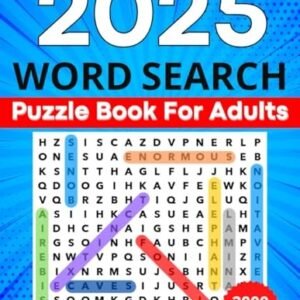 Word Search Puzzle Book For Adults Large Print Anti Eye... by Publisher JK, Sara