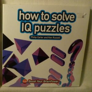 How to Solve IQ Puzzles Paperback Philip Carter 17193