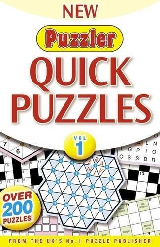 Puzzler Quick Puzzles: Vol. 1 (New Puzzler) by Puzzler Media Book The Fast Free