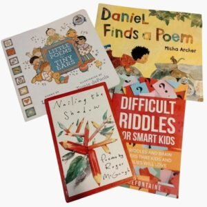 Childrens Book Bundle Poems Riddles Kids Reading Lot 4