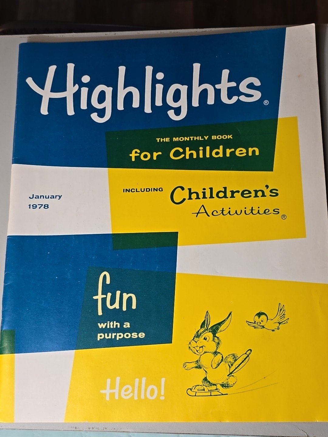 HIGHLIGHTS For Children magazine January 1978 Stories Activities Puzzles!