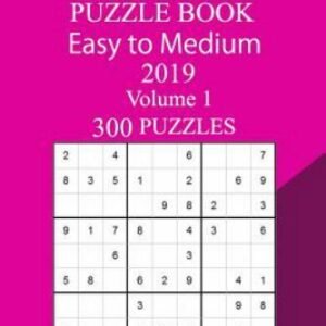 300 Easy to Medium Sudoku Puzzl, 2019, Paperback by Allen, Randy, Like New Us...