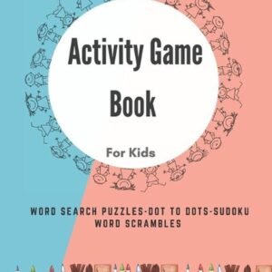Activity Game Book For Kids: Word Find Books For Kids - Puzzle - Word Search - D