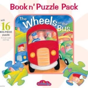Wheels on the Bus Book n' Puzzle Pack: 16 Big-Piece Puzzle with board book by We