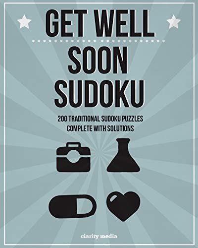 Get Well Soon Sudoku: 200 traditiona…, Media, Clarity