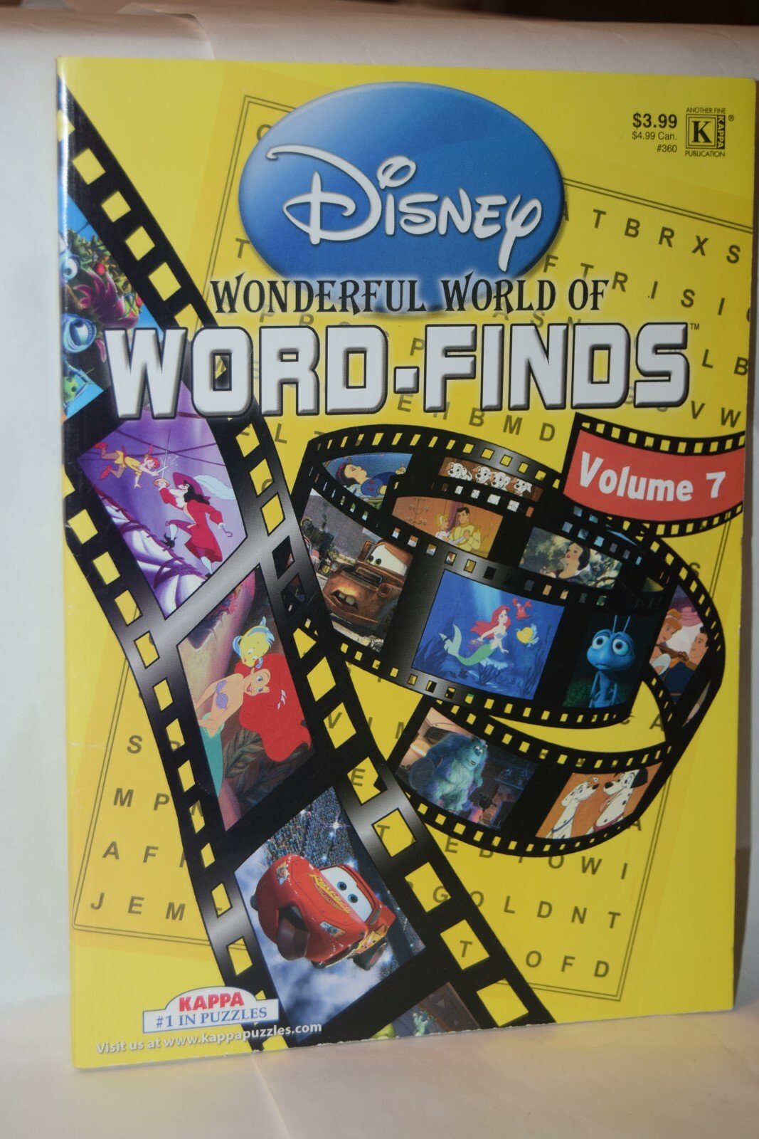 2008 Kappa World Find Puzzle Book DISNEY VOL. 7