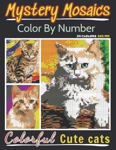 SunnyImagination Publishing Sunnyima Mystery Mosaics Color By Number (Paperback)