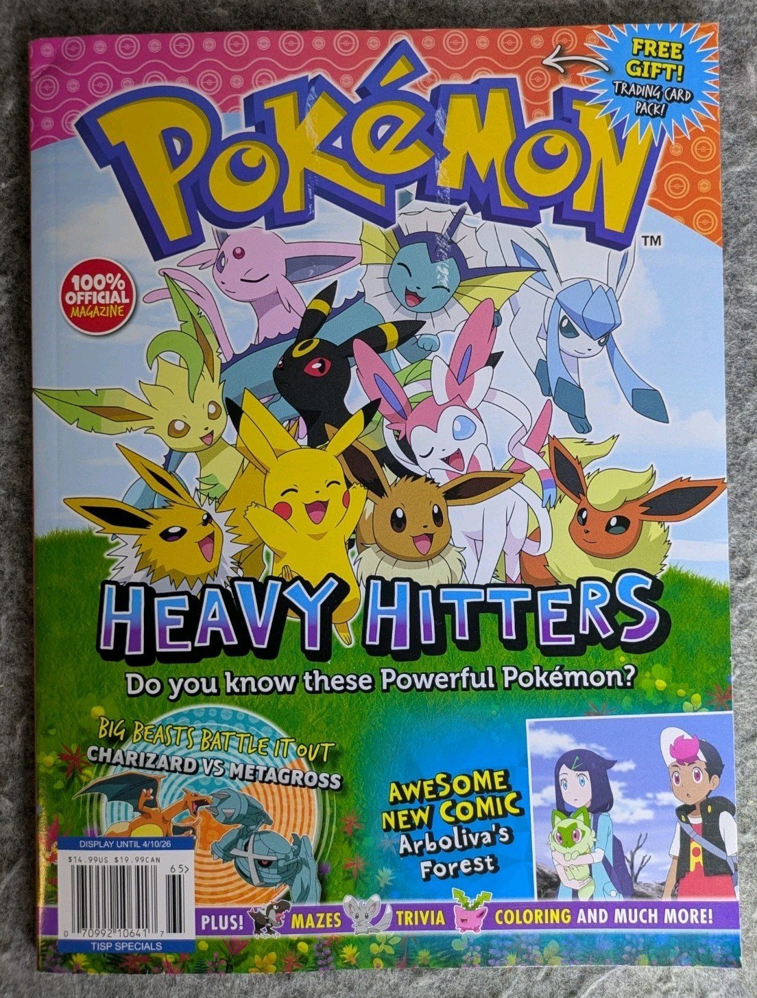 Pokémon Activity Magazine Heavy Hitters – Puzzles Mazes Coloring (New)
