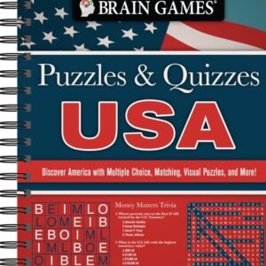 Brain Games - Puzzles and Quizzes: USA: Discover America with Multiple Choic...