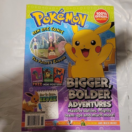 Official POKÉMON MAGAZINE 2026 ~ Bigger Bolder Adventures ~ Puzzles  Pokemon