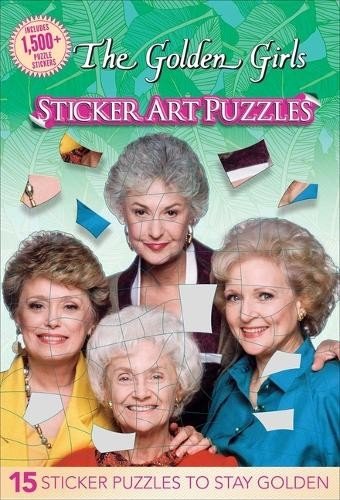 Arie Kaplan Golden Girls Sticker Art Puzzles (Paperback) Sticker Art Puzzles