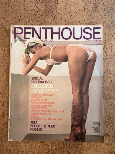 ~ Penthouse Magazine January 1977 ~ Marilyn Connor Pet of the Month Centerfold ~