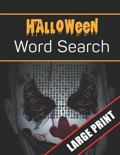 Halloween Word Search Large Print: 96 Word Search Activities for Everyone (Holid
