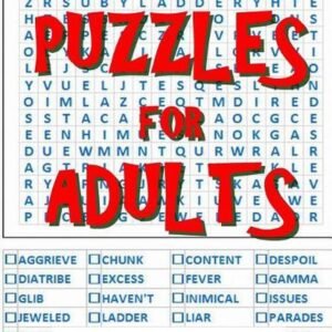 Puzzles for Adults: 111 Large Print Word Search Puzzles by Kalman Toth M.A.M. Ph