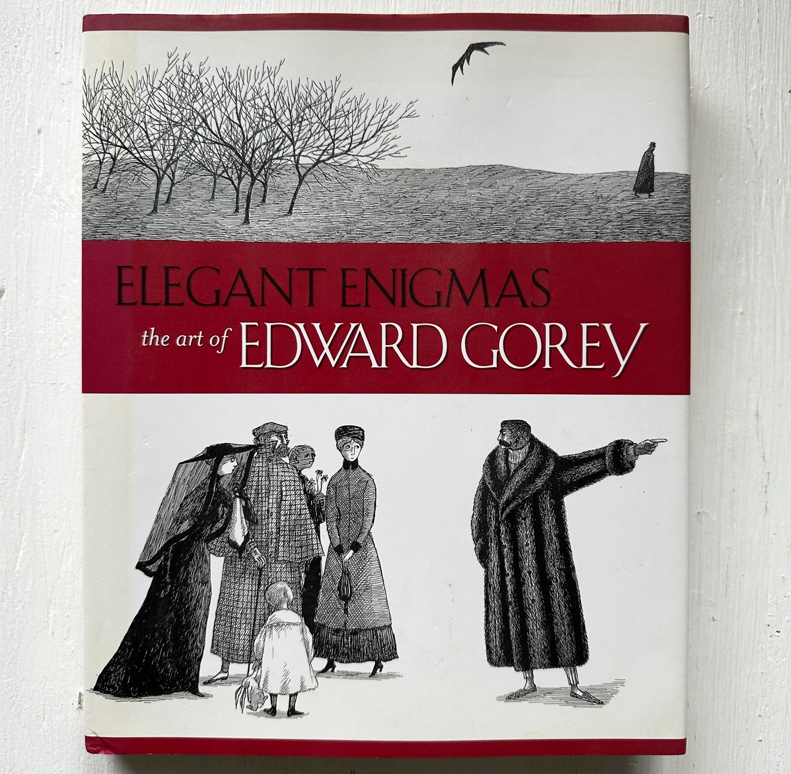 Elegant Enigmas The Art of Edward Gorey  Hardcover Book by Wilkin – Like New