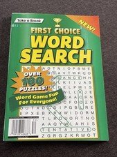 Take a Break First Choice Word Search Puzzle Book  ~ May 2025