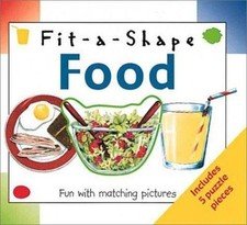 Fit a Shape Food: Includes 5 Puzzle Pieces by Fitashape