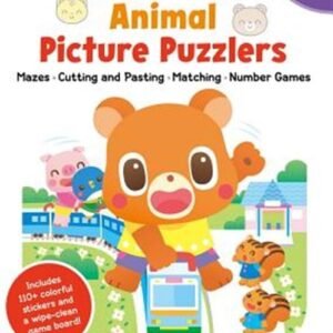 Play Smart Animal Picture Puzzlers Ages 4+ : Mazes, Cutting and Pasting, Matc...