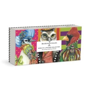 MacKenzie-Childs Birds of a Feather Collection Puzzle Set by Galison