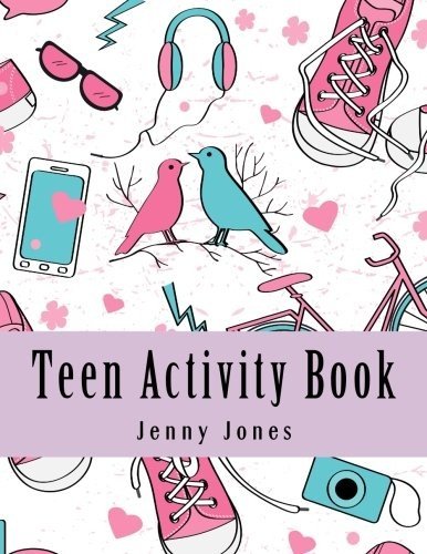 TEEN ACTIVITY BOOK: LARGE PRINT ADULT ACTIVITY BOOK WITH By Jenny Jones **NEW**