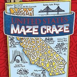 United States Maze Craze; Dover Kids Acti- paperback, Viki Woodworth, 0486468313