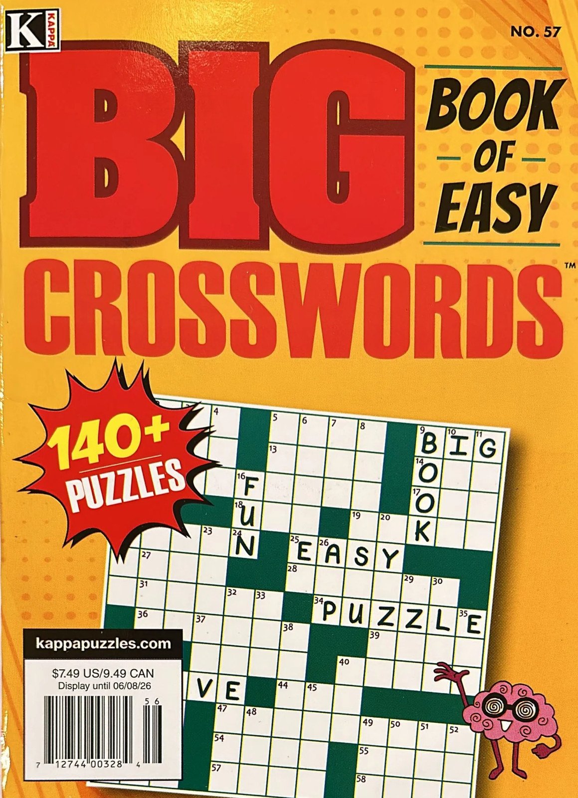 Big Book Of Easy Crosswords Magazine Issue 57Free Shipping