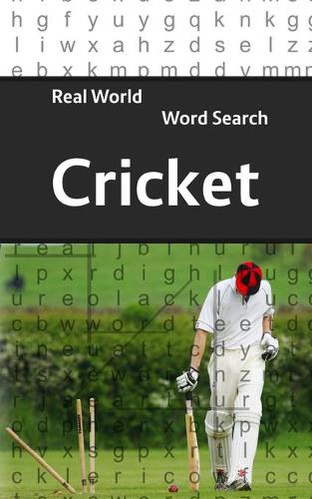 Real World Word Search: Cricket by Arthur Kundell (English) Paperback Book