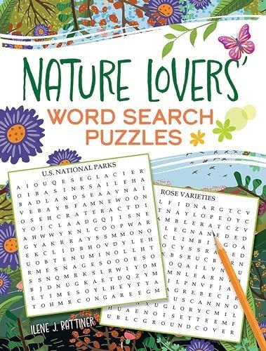 Nature Lovers’ Word Search Puzzles, Rattine, Ilene