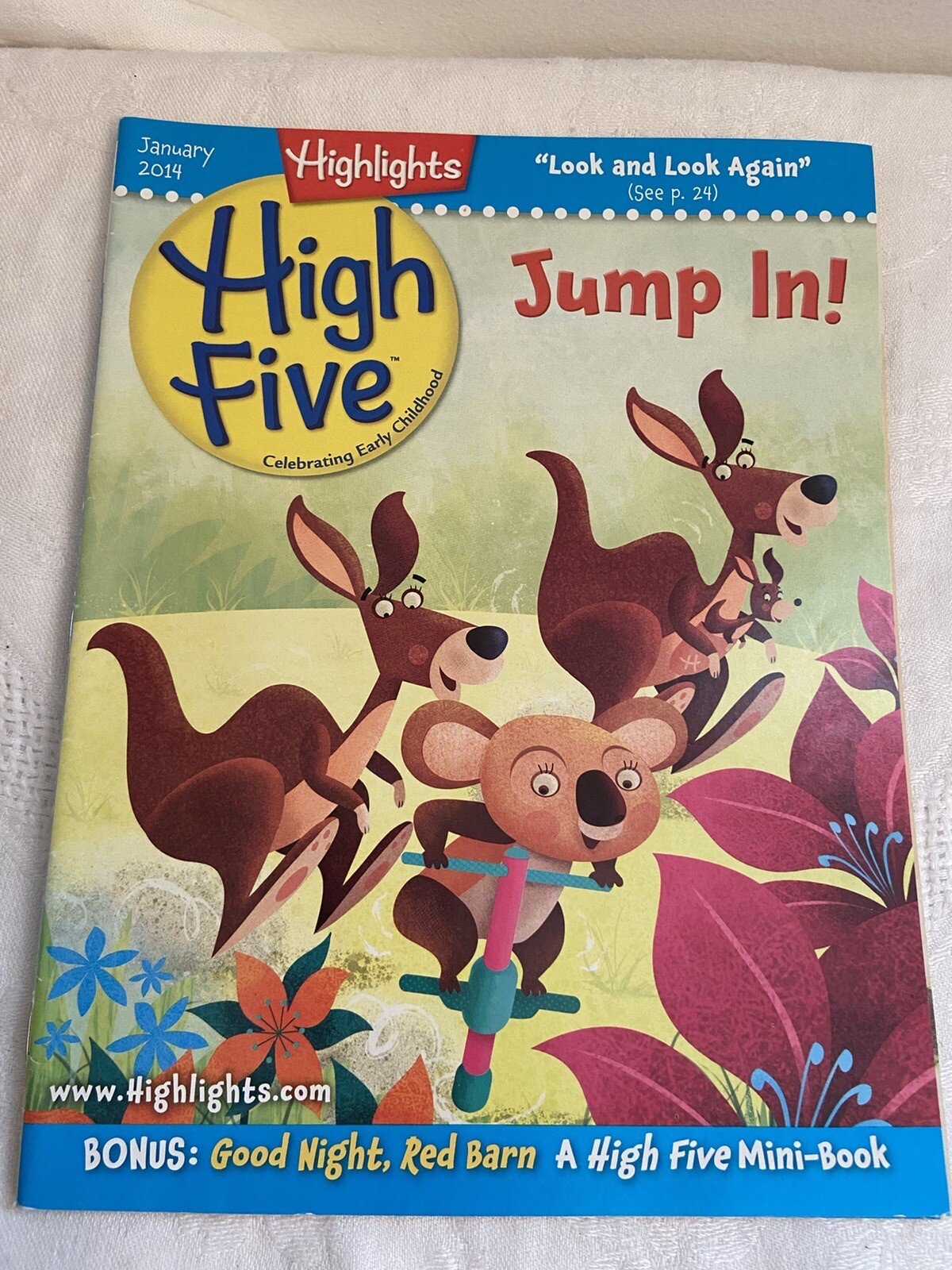 2014 HIGHLIGHTS HIGH FIVE January Reading Puzzles Activities Mini-Book