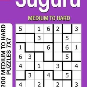 Suguru puzzle book for Adults: 200 Medium to Hard Puzzles 7x7 (Volume 5) by Alen