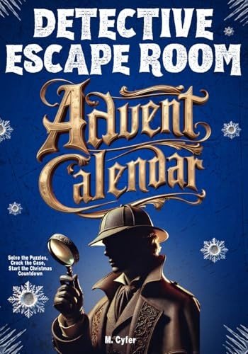 Detective Escape Room Advent Calendar for Adults: Solve the Puzzles, Crack t…